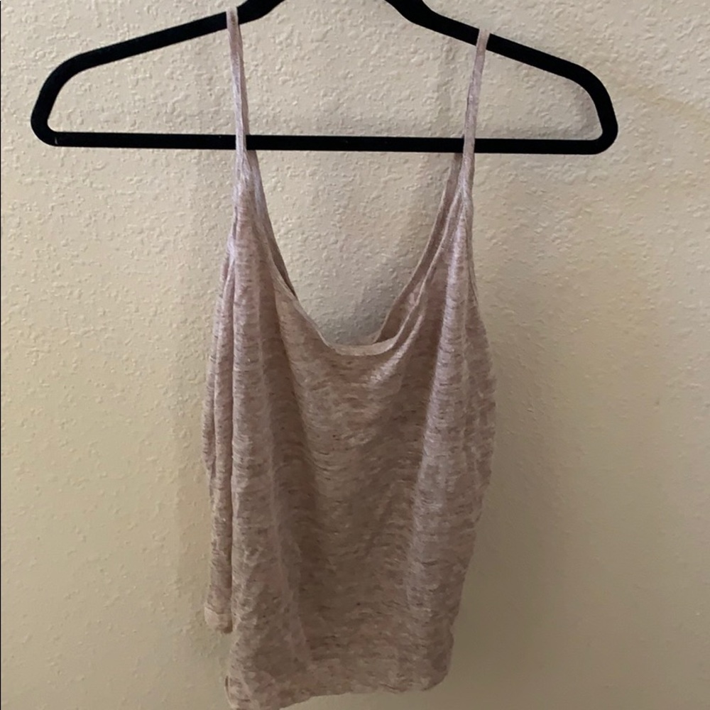 dusty pink/rose colored thin strap tank top!